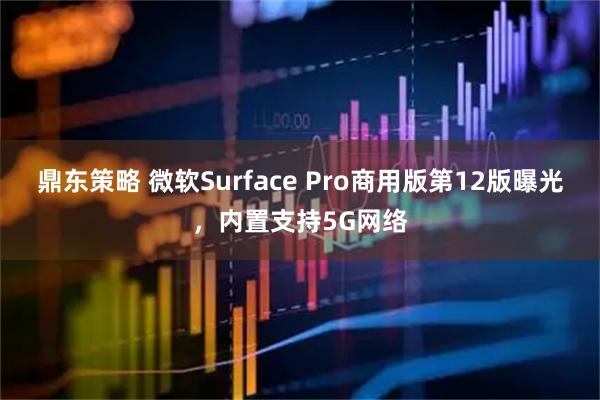 鼎东策略 微软Surface Pro商用版第12版曝光，内置支持5G网络